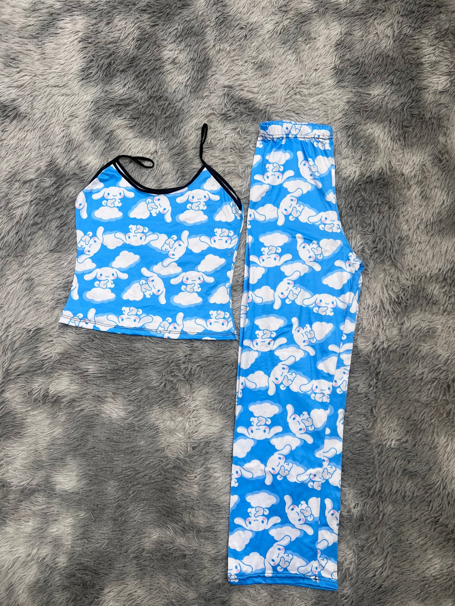 cinnamonroll blusa con pantalón pijama de dama