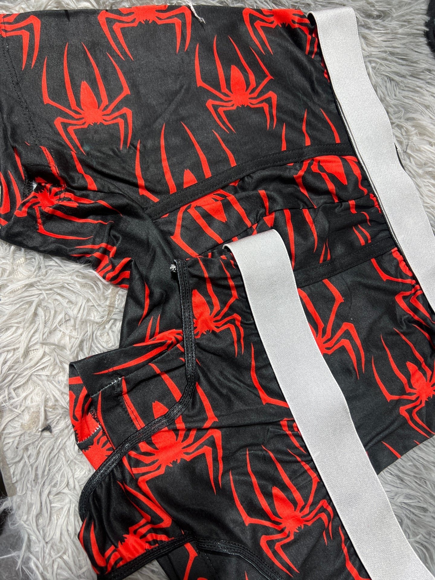 araña roja dúo unitalla con tanga xl