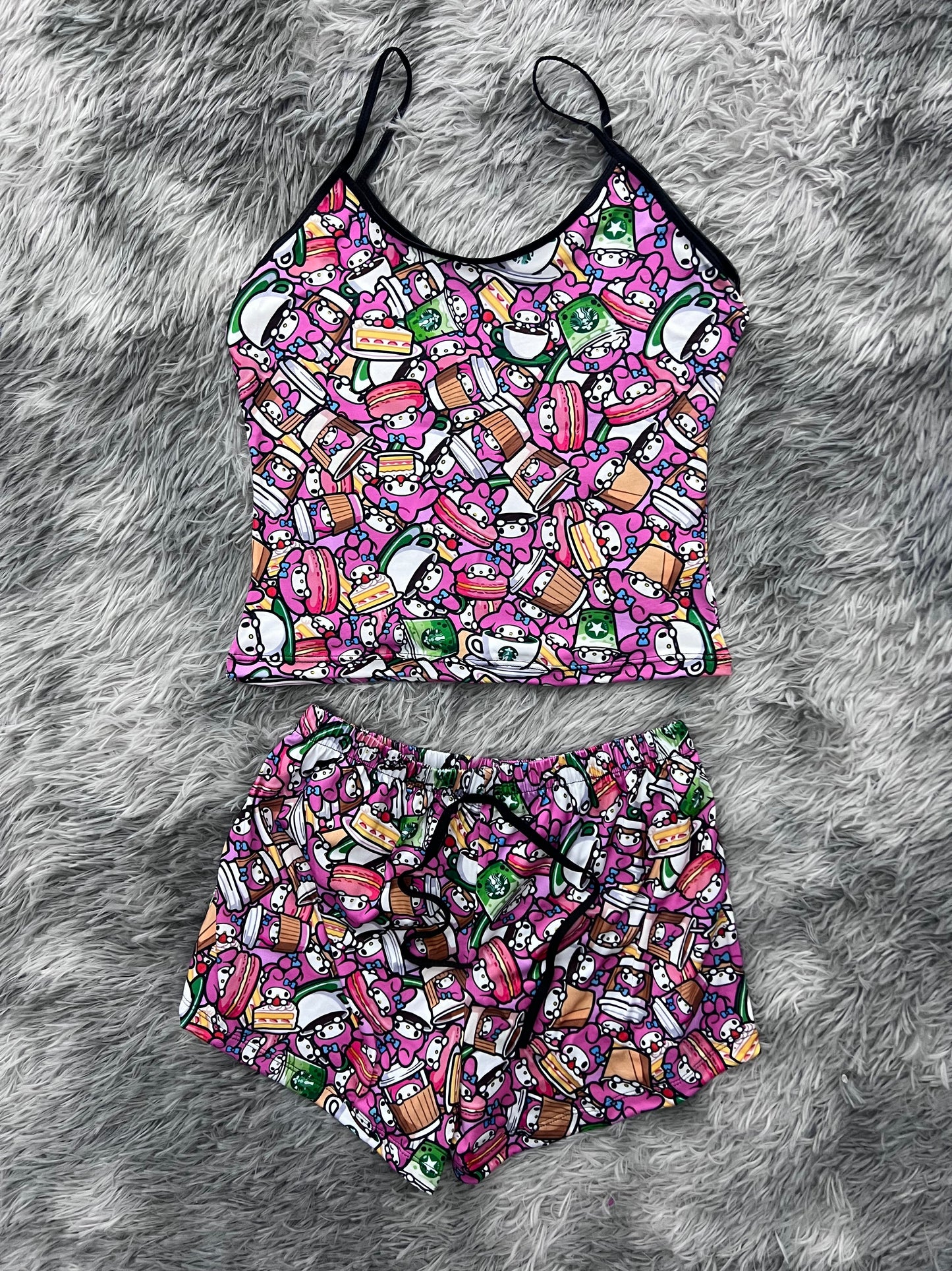 my melody pastelería blusa con short unitalla de brush