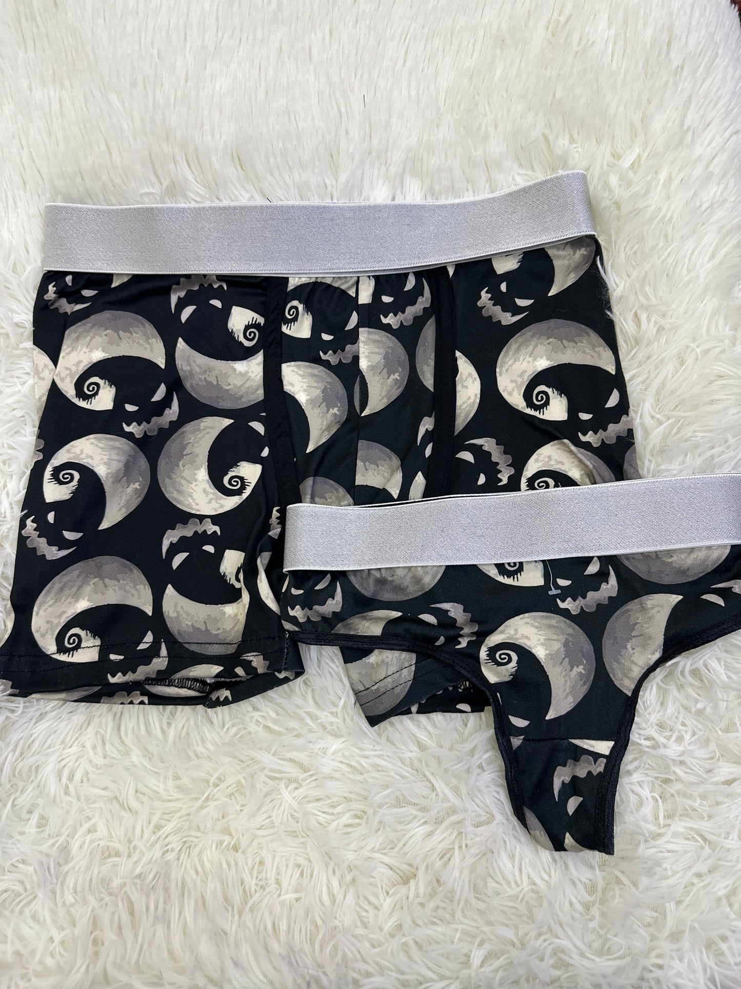 Oogie Boogie Print Verde duo unitalla con tanga