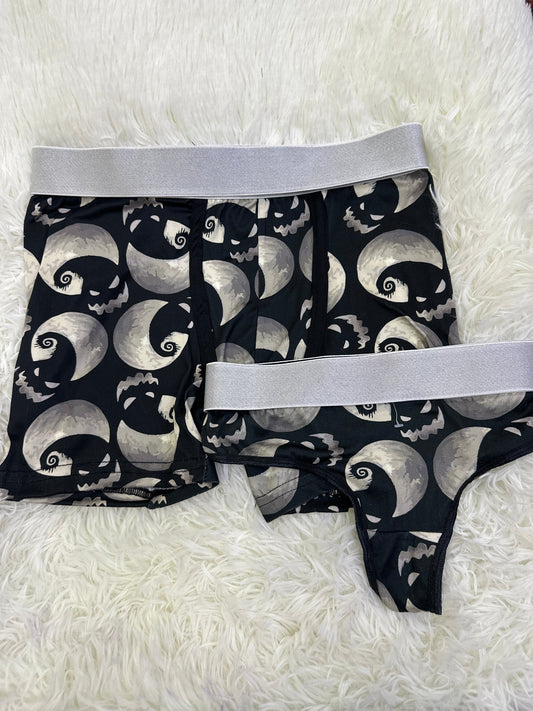 Oogie Boogie Print Verde duo unitalla con tanga