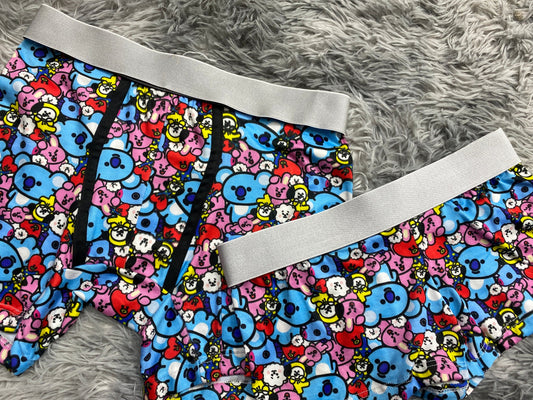 BTS duo con boxer XL