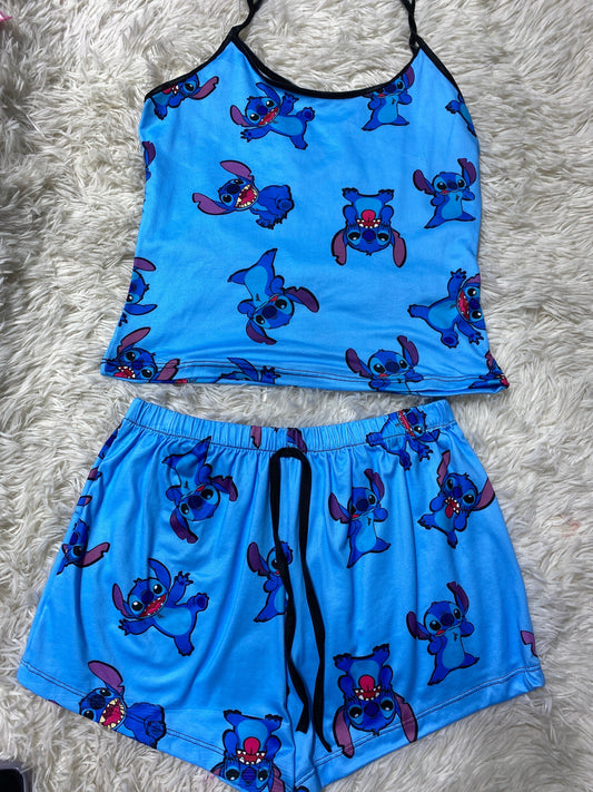 Stitch Blusa Con Short
