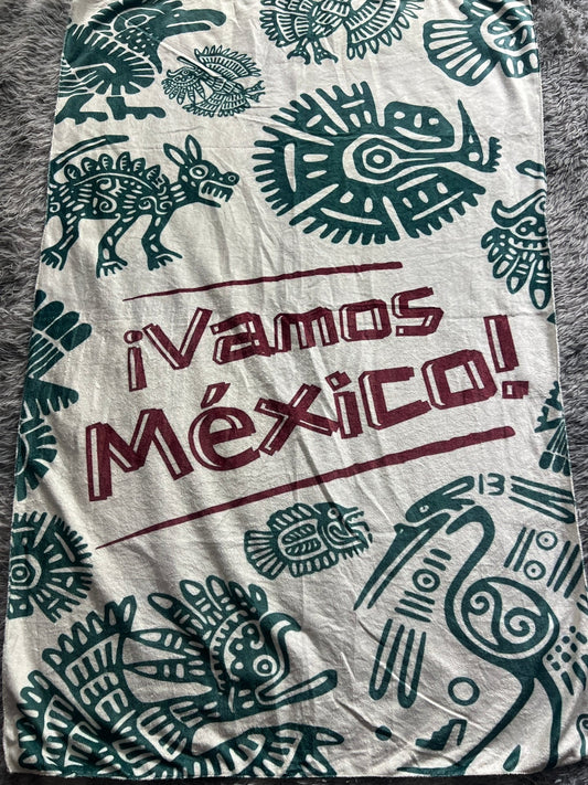 Frazada ¡Vamos México! prehispánico