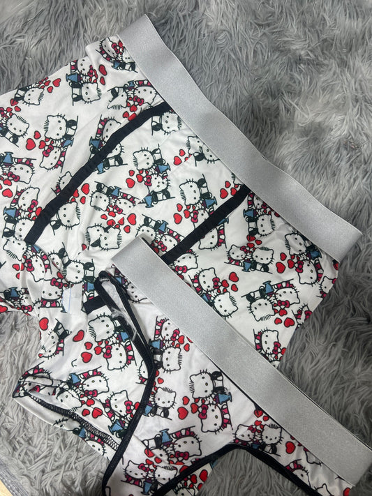 hello kitty y su novio dúo con tanga XL