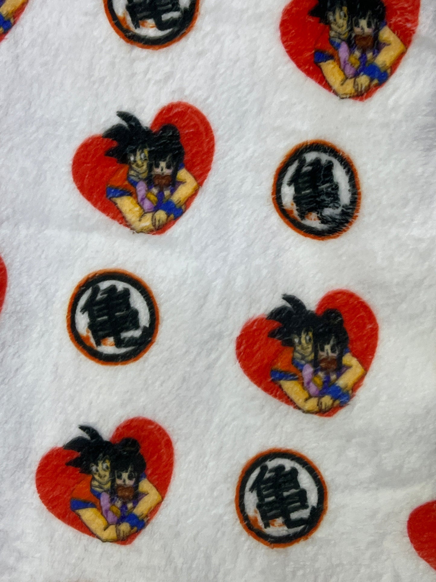 Dragon Ball Love Sin Color Duo de pijama afelpada.