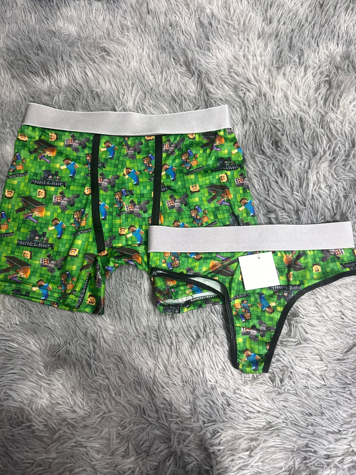 Minecraft personajes duo Unitalla con tanga xl