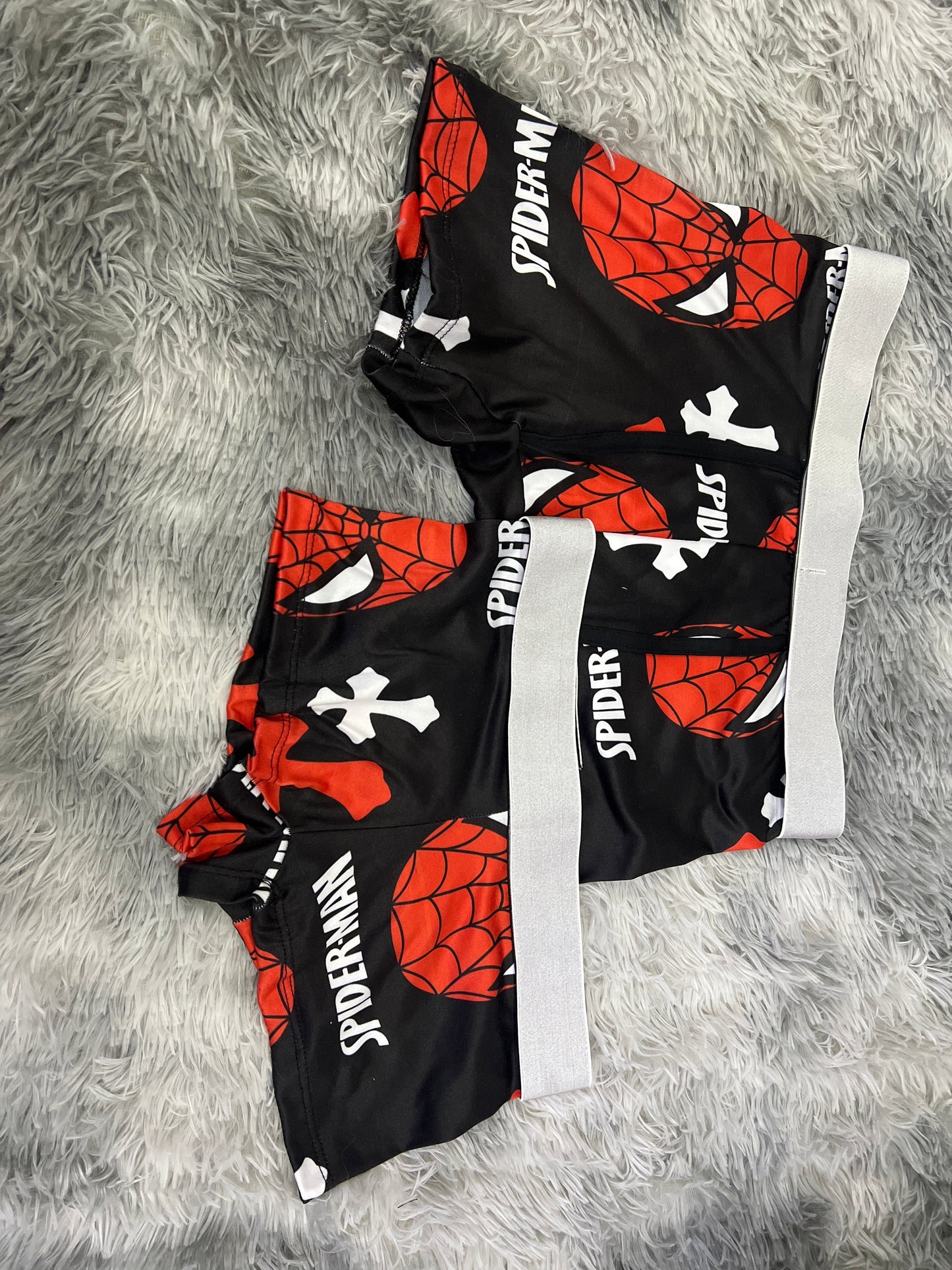 Spider-Man Crosses Negro Duo Unitalla Con boxer.