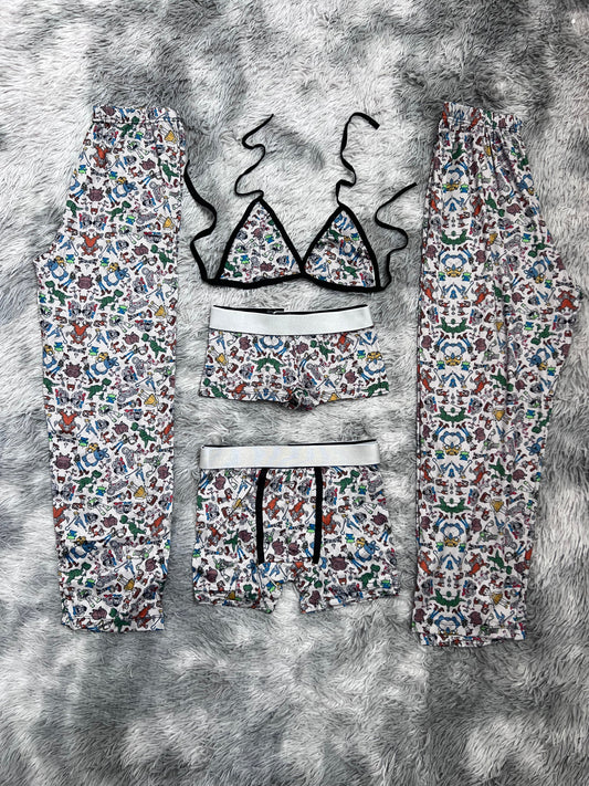 toy story fondo gris pijama 5 piezas