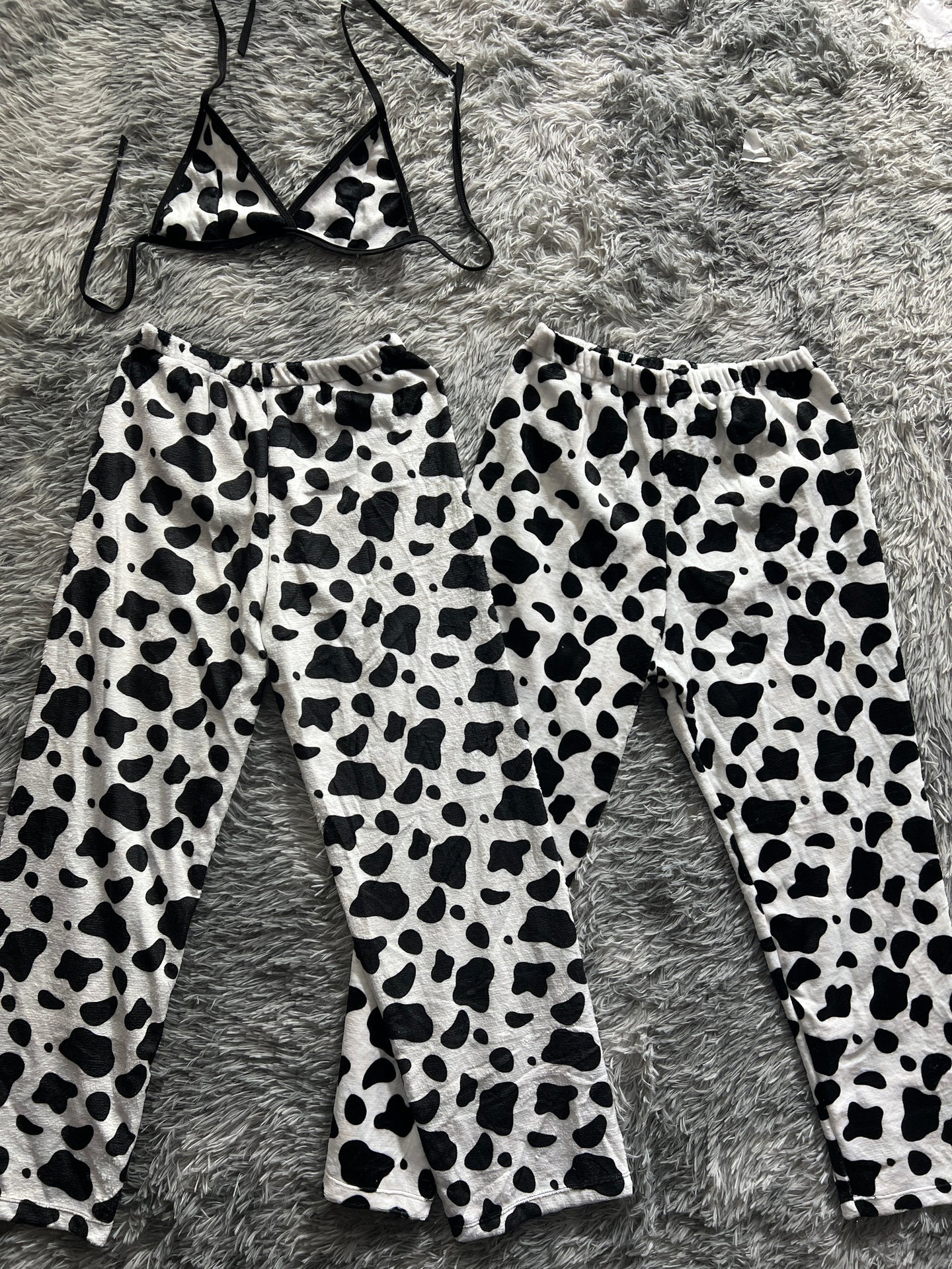 vaca duo de pijama afelpada