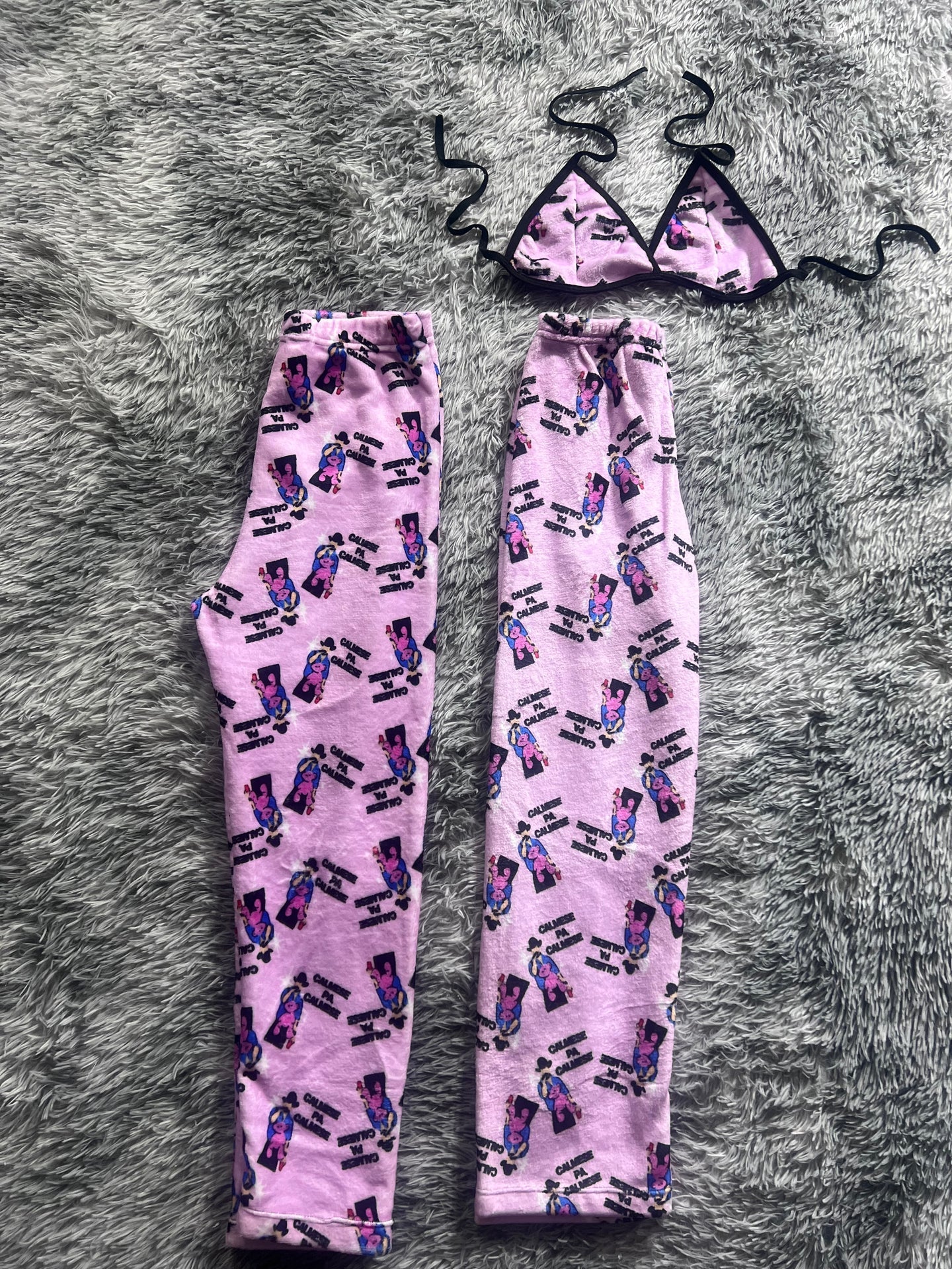 Callese Pa Duo de Pijama Afelpada