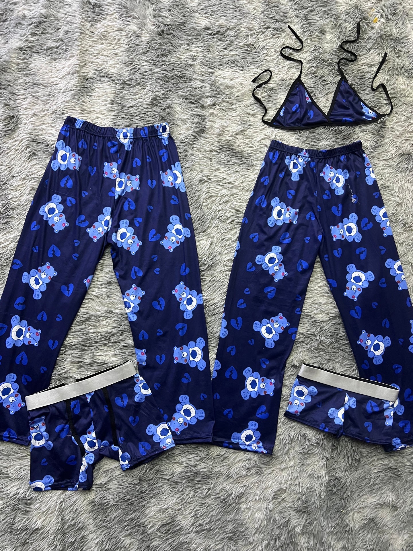 Grumpy Bear Blue 5 piece pajama set 🐻🥰