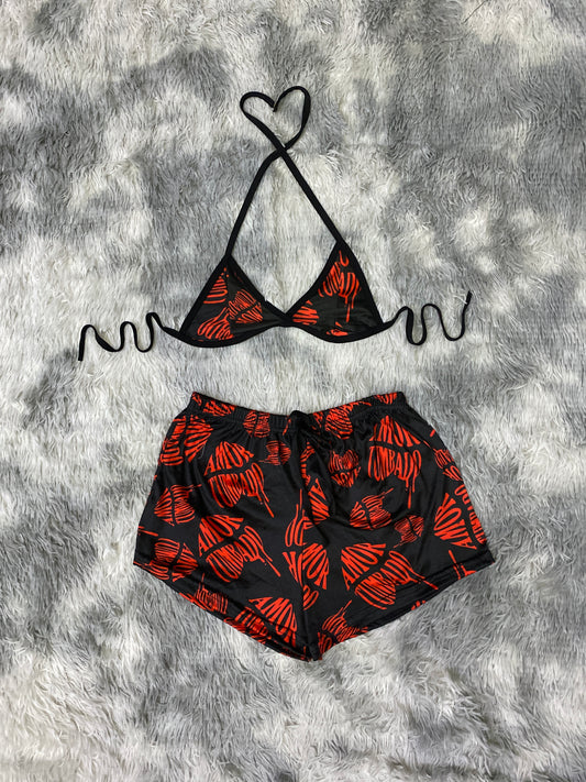 short con top Amor tumbado