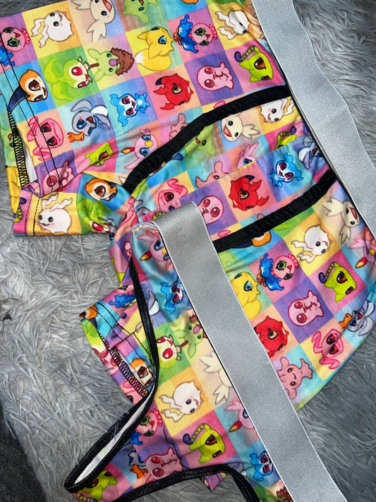 digimon dúo boxer con tanga unitalla