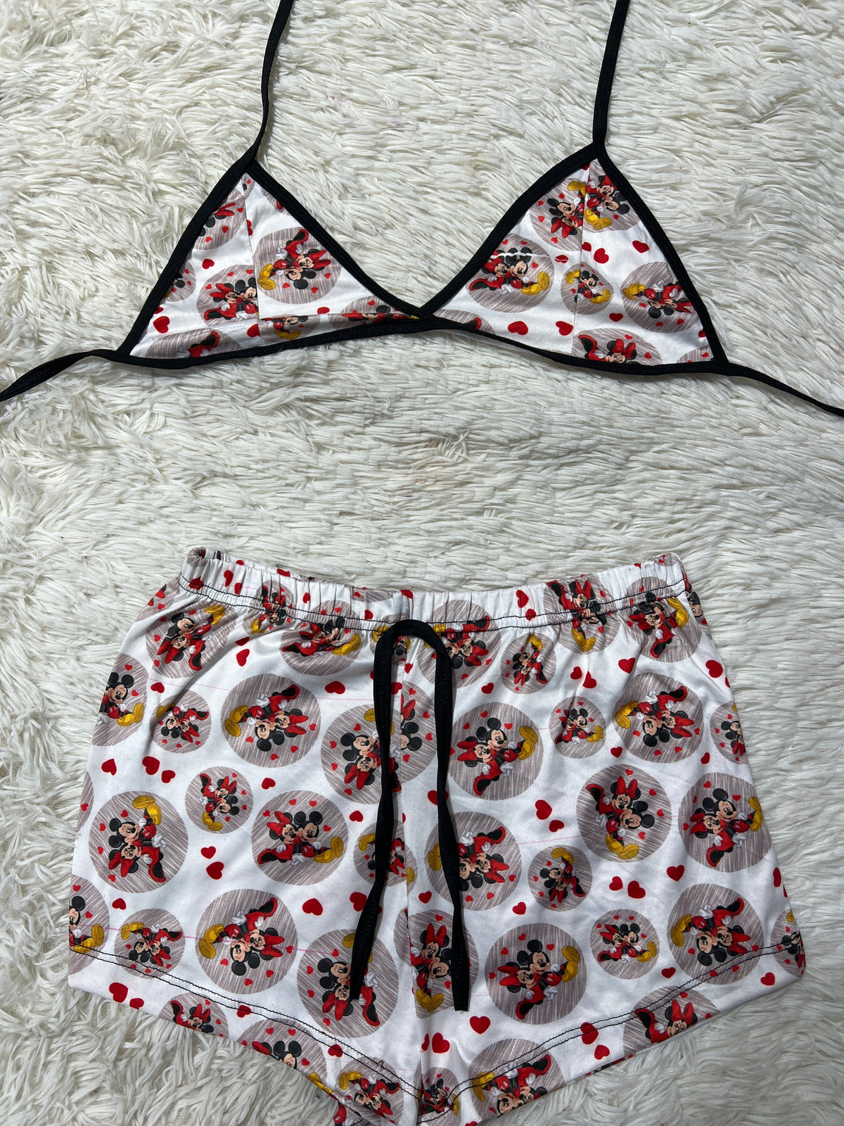 Mickey Mouse Top Con Short Unitalla De Brush