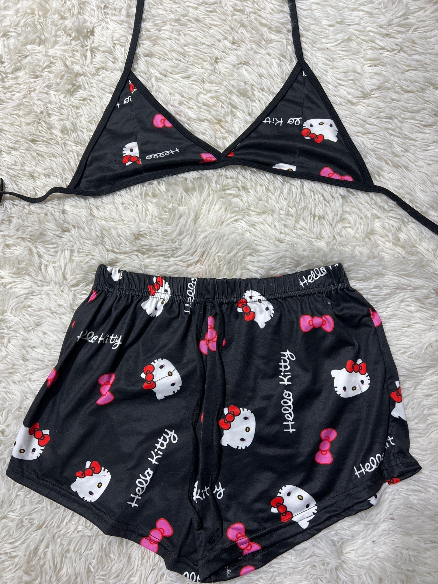 Hello kitty top con short unitalla de brush
