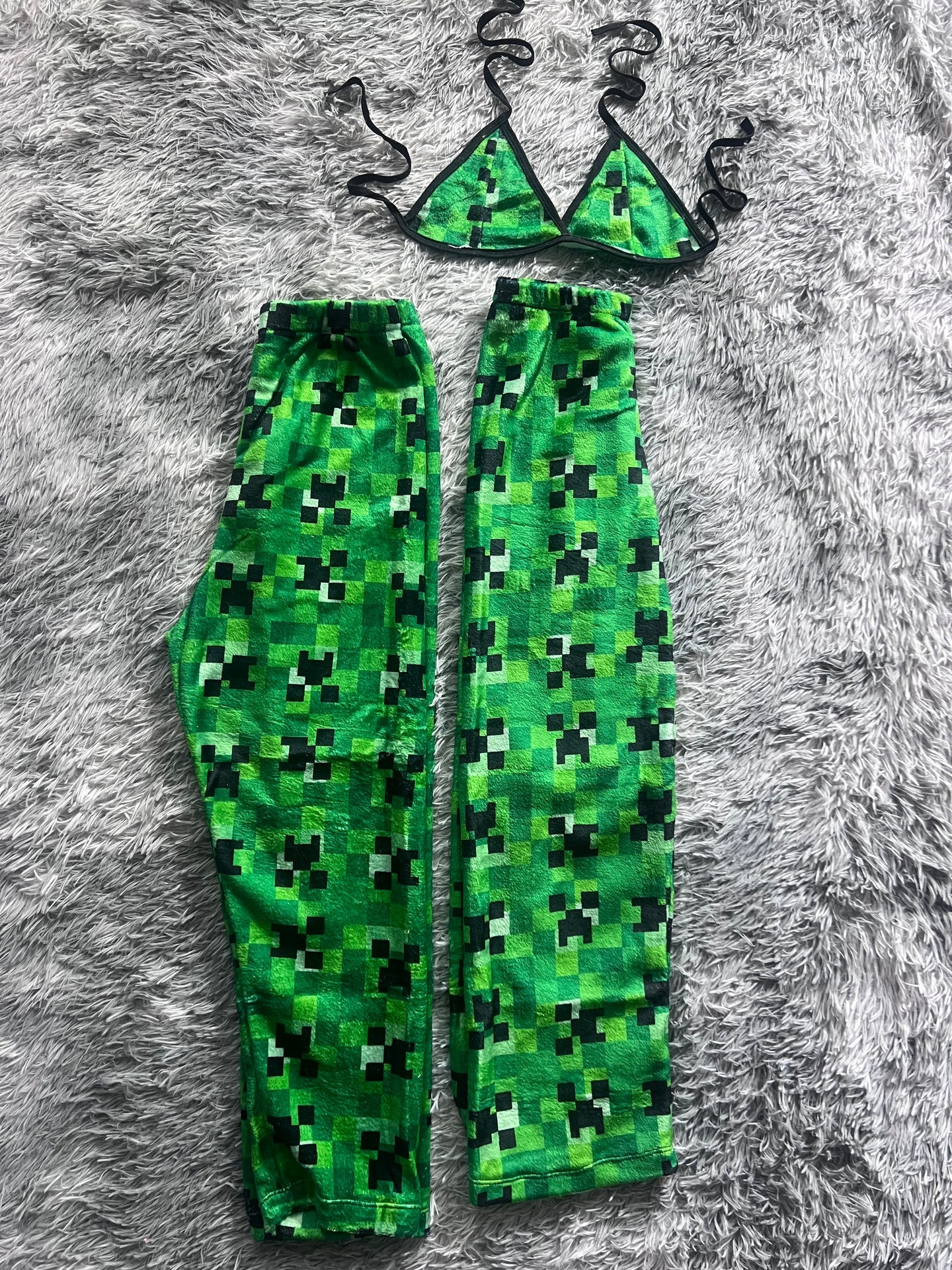 creeper Duo de Pijama Afelpada