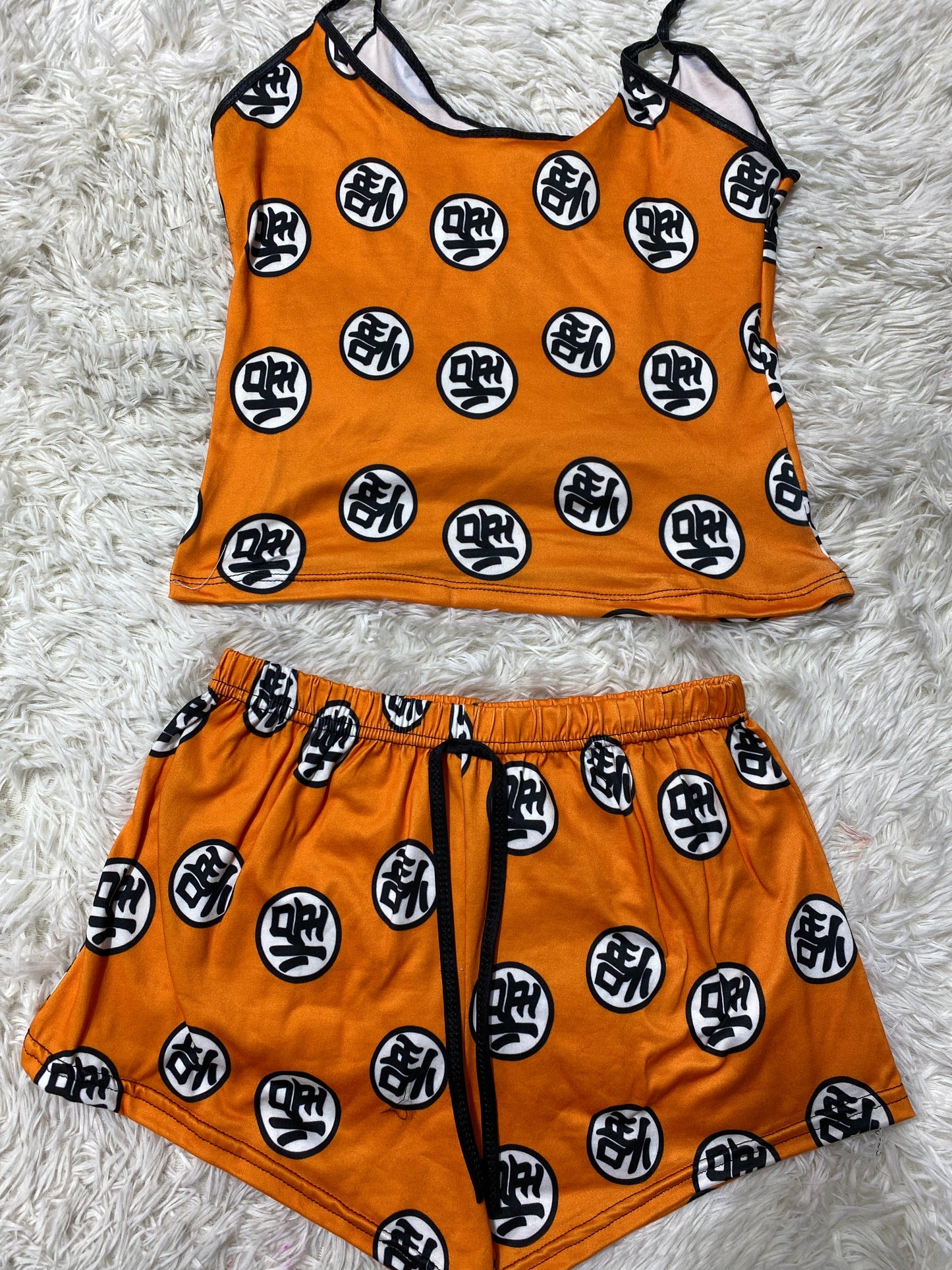 Dragón ball blusa con short