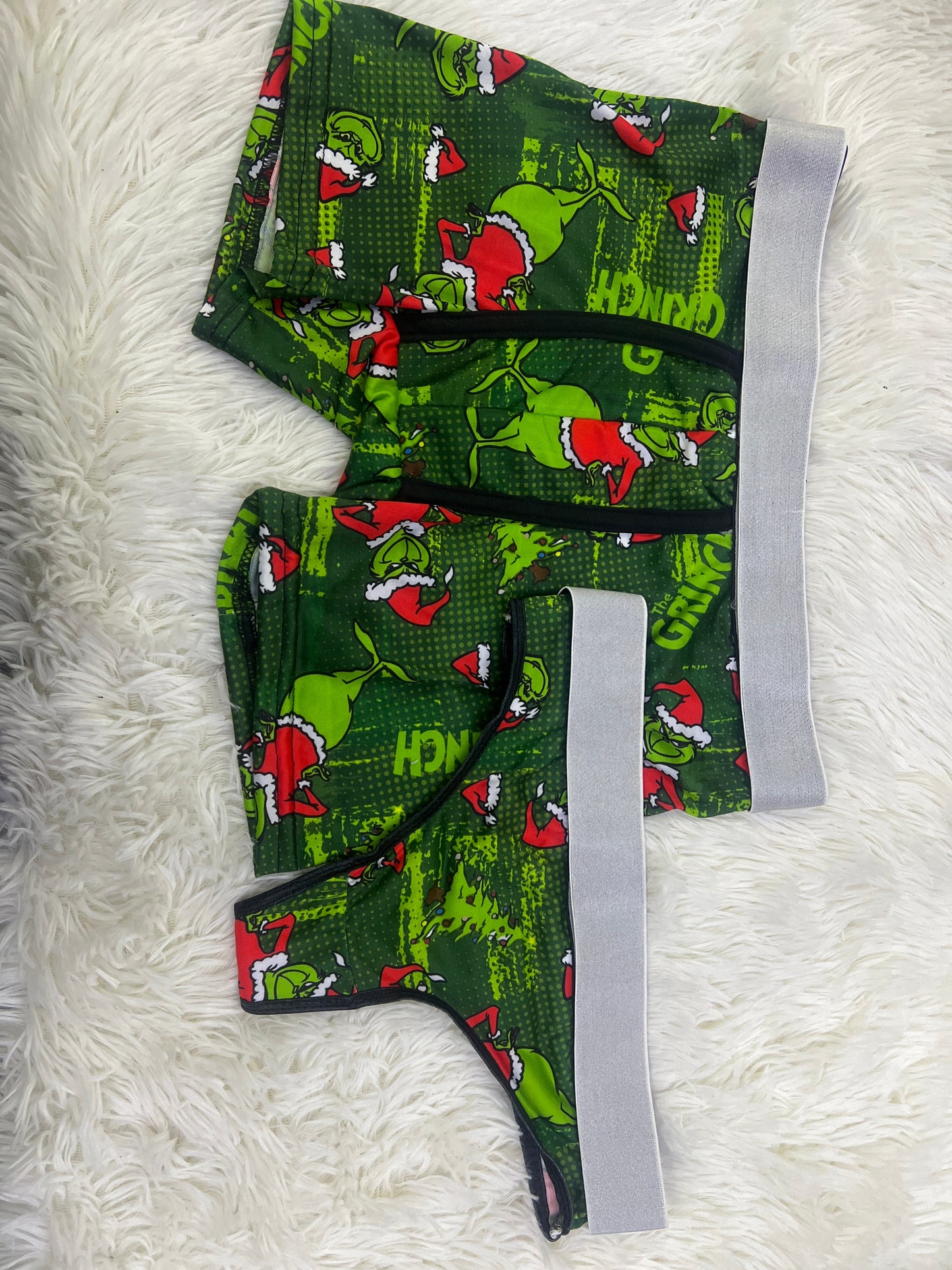 Grinch Navidad Verde duo unitalla con tanga