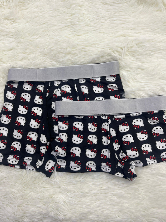 kitty face matching couples boxer underwear - Fundies