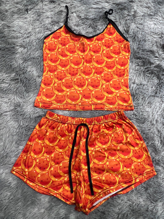 Esferas Del Dragón Blusa Con Short
