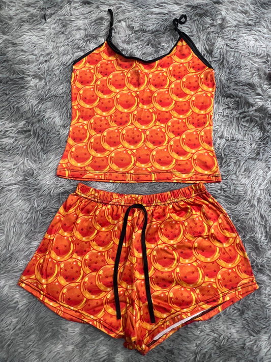 Esferas del dragón blusa con short