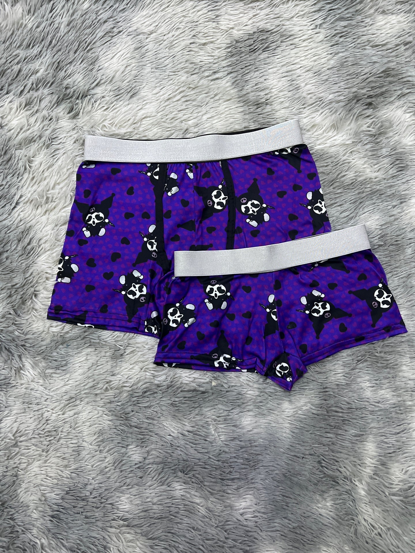 kuromi scream morado duo de boxer con boxer