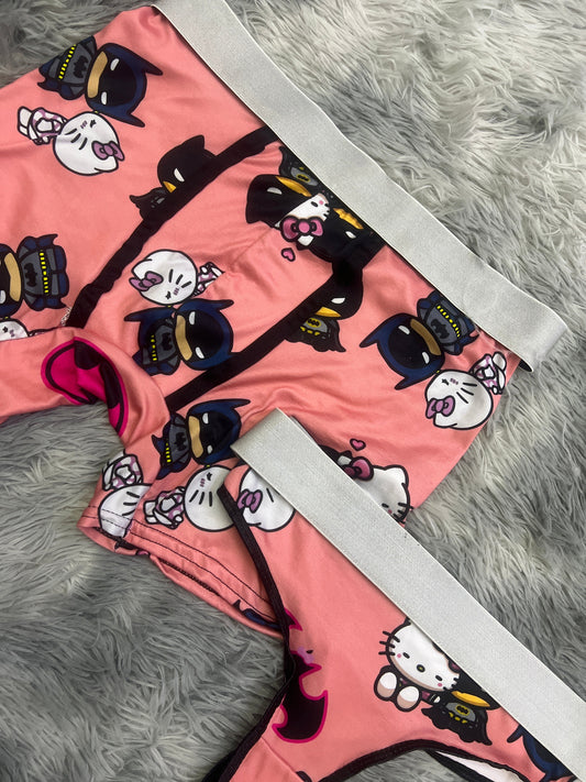 Batman Kitty Negro duo unitalla con tanga