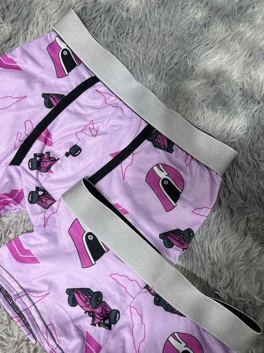 F1 rosa dúo con boxer