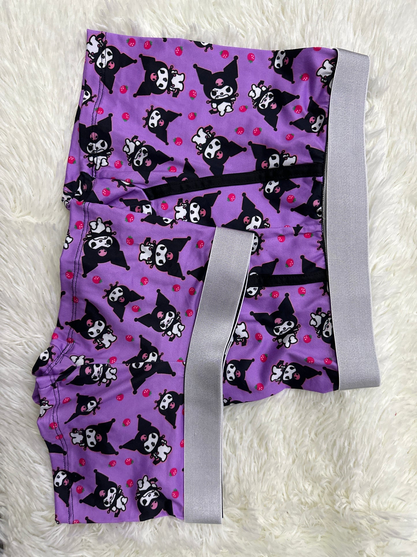 Kuromi Púrpura Pijama Cómodo Diseño Minimalista Para Dormir En Casa Duo de pijama 5 piezas