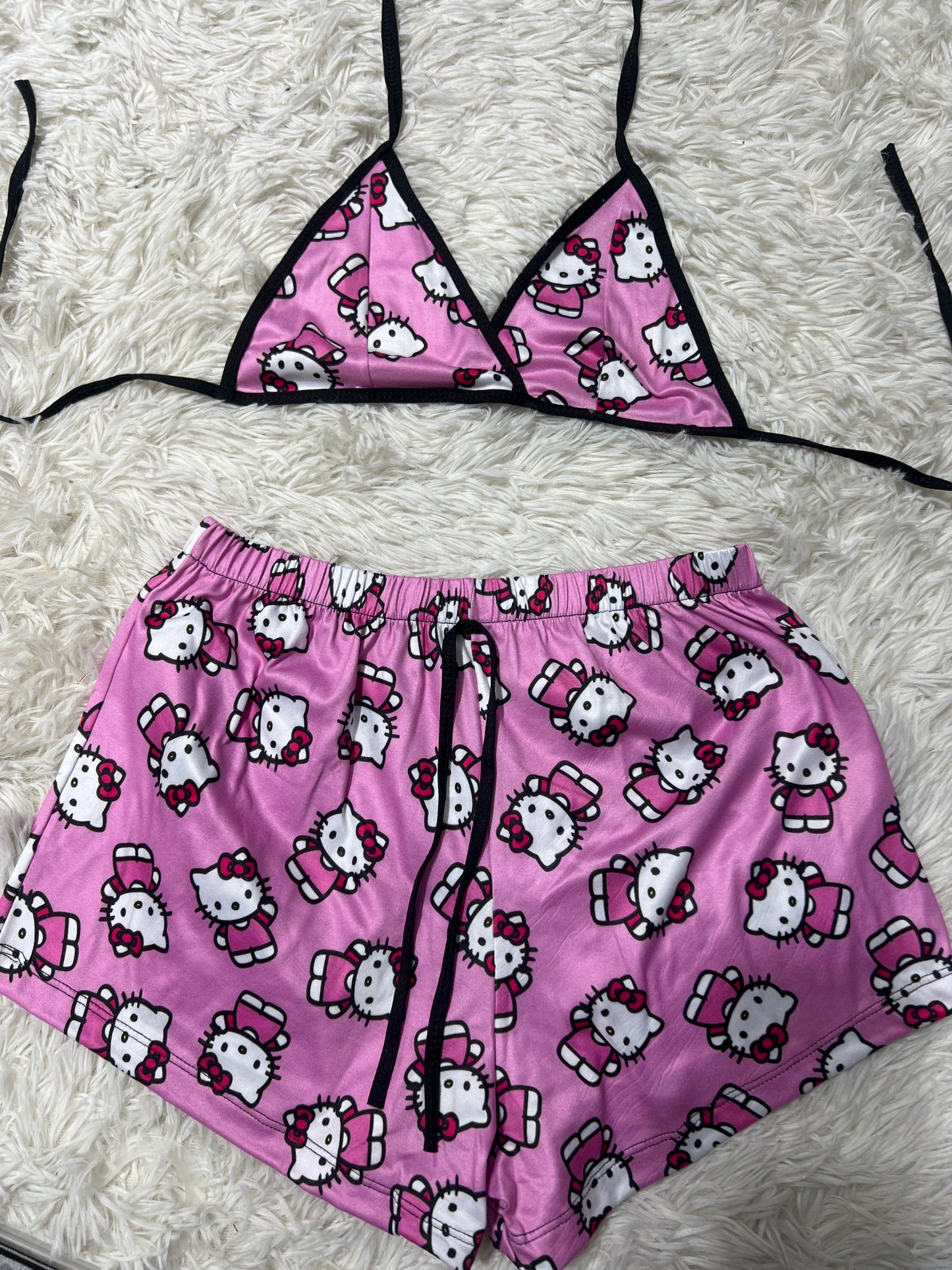 hello kitty top con short unitalla de brush