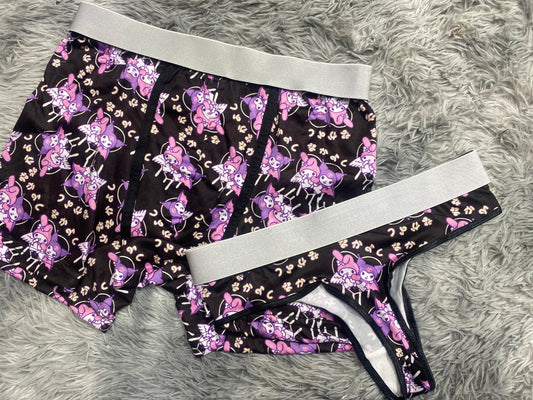 Melody con Kuromy duo de tanga XL
