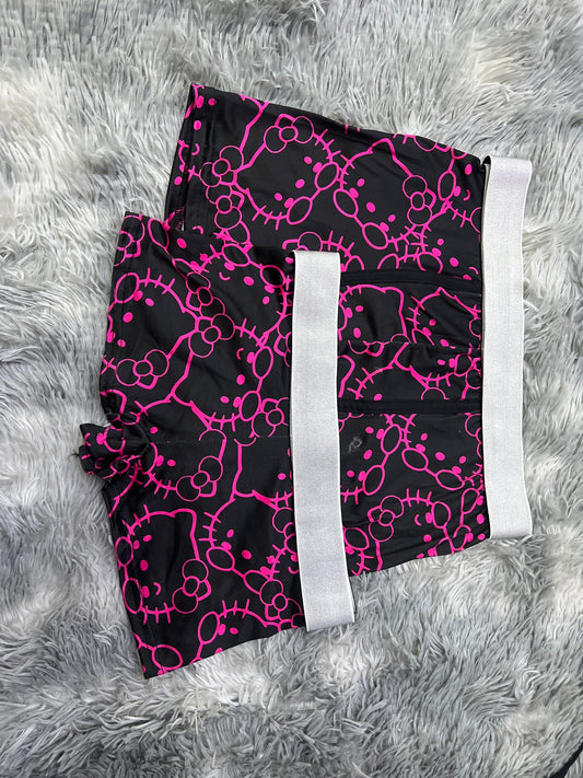 Hello Kitty Negro Rosa Duo Unitalla Con boxer.