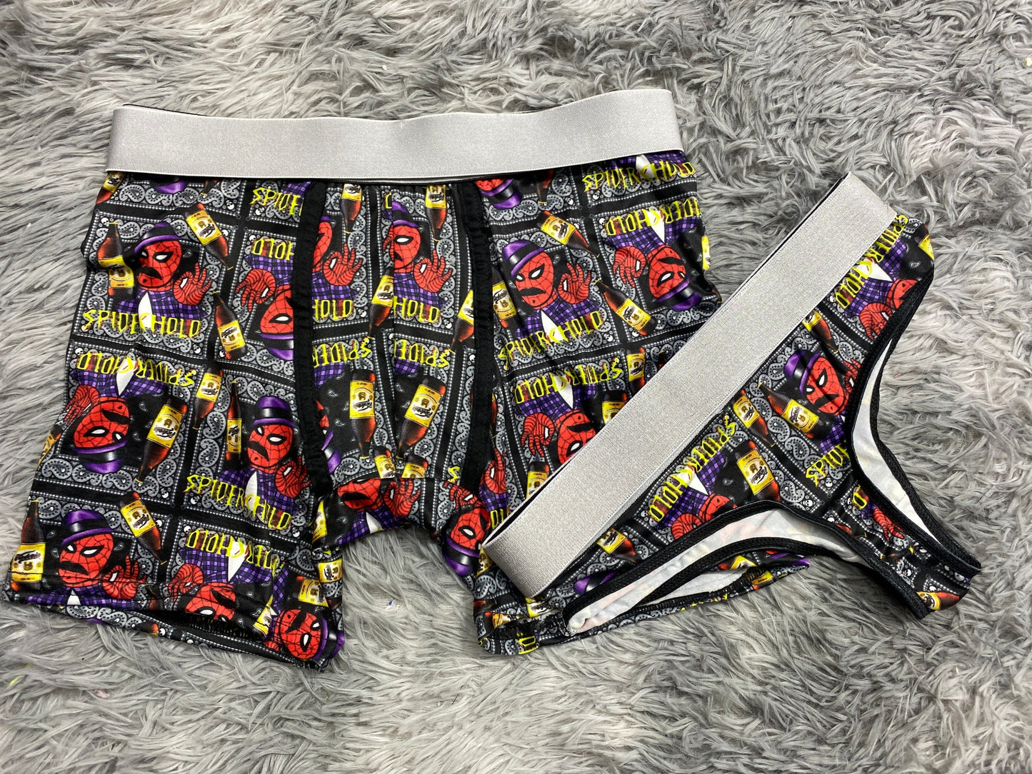 Spider cholo  duo de tanga unitalla xl