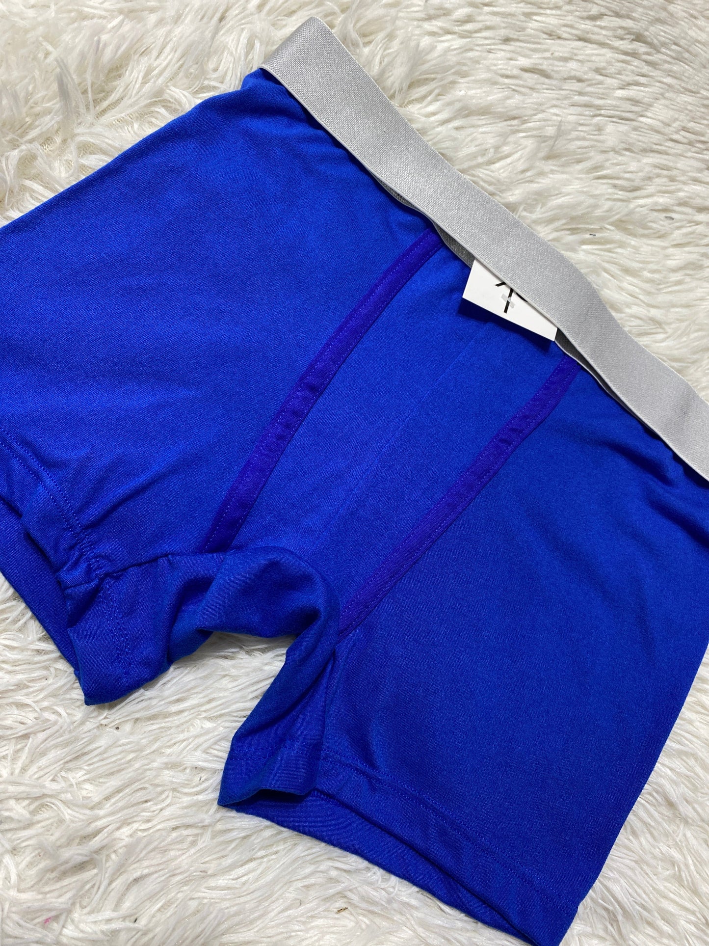Boxer de caballero color azul
