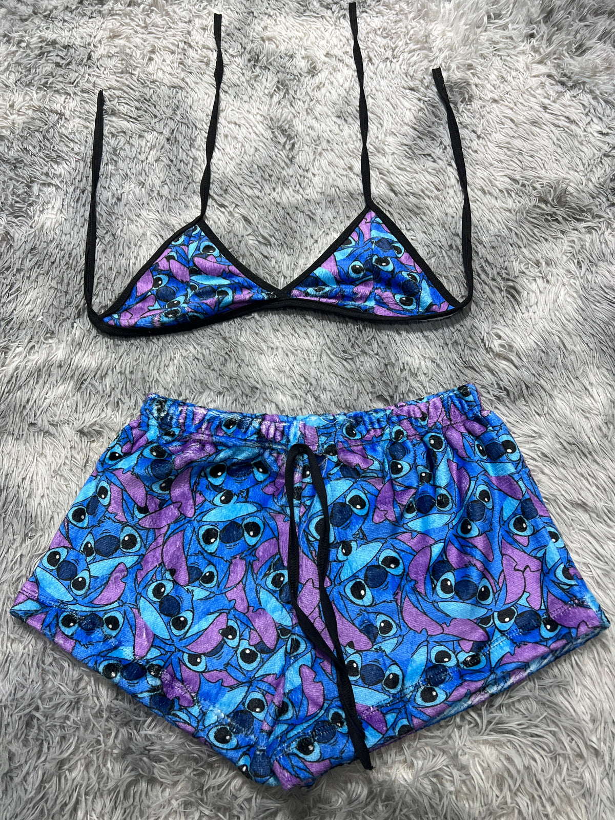 Afelpad Stitch Classico Con Short Unitalla