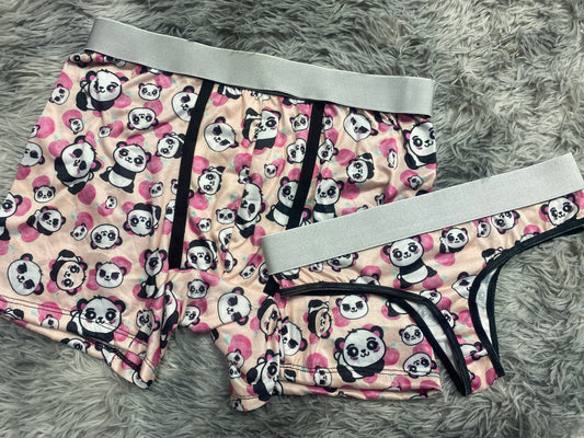Panda Rosa duo de tanga XL