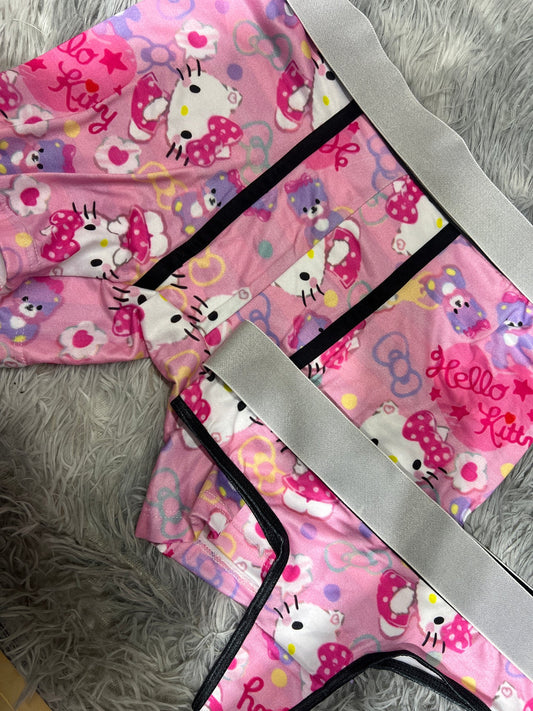 Hello kitty Rosa boxer con tanga Unitalla