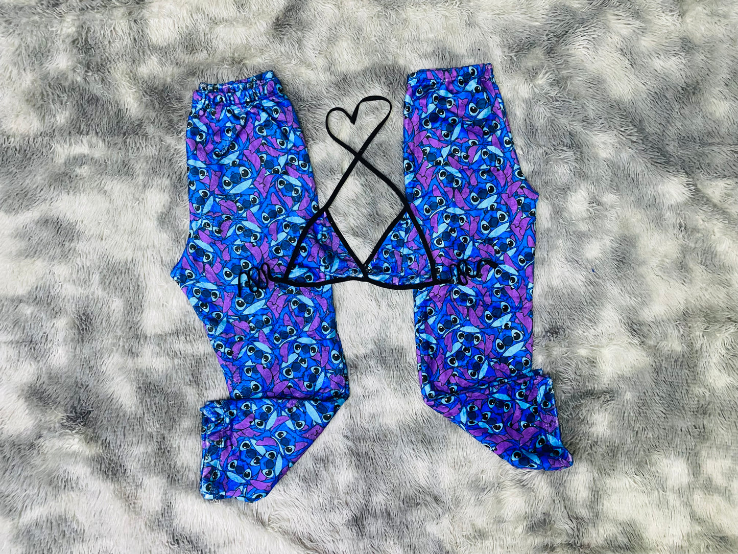 Stich Clasico pijama afelpada duo