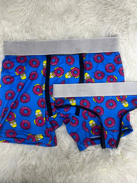 Homer Donuts Azul duo unitalla con tanga