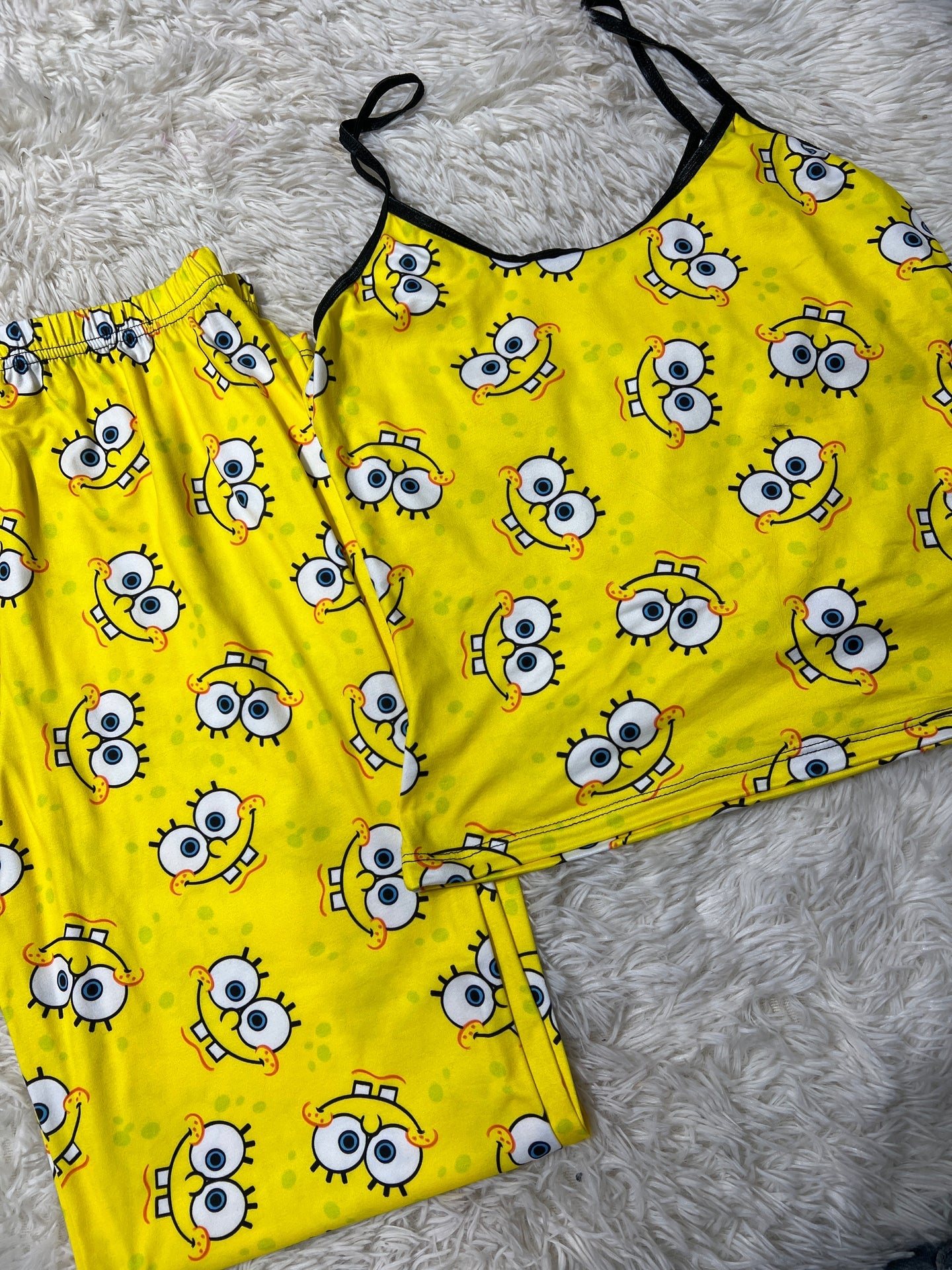 Bob esponja Blusa con pantalón pijama de dama
