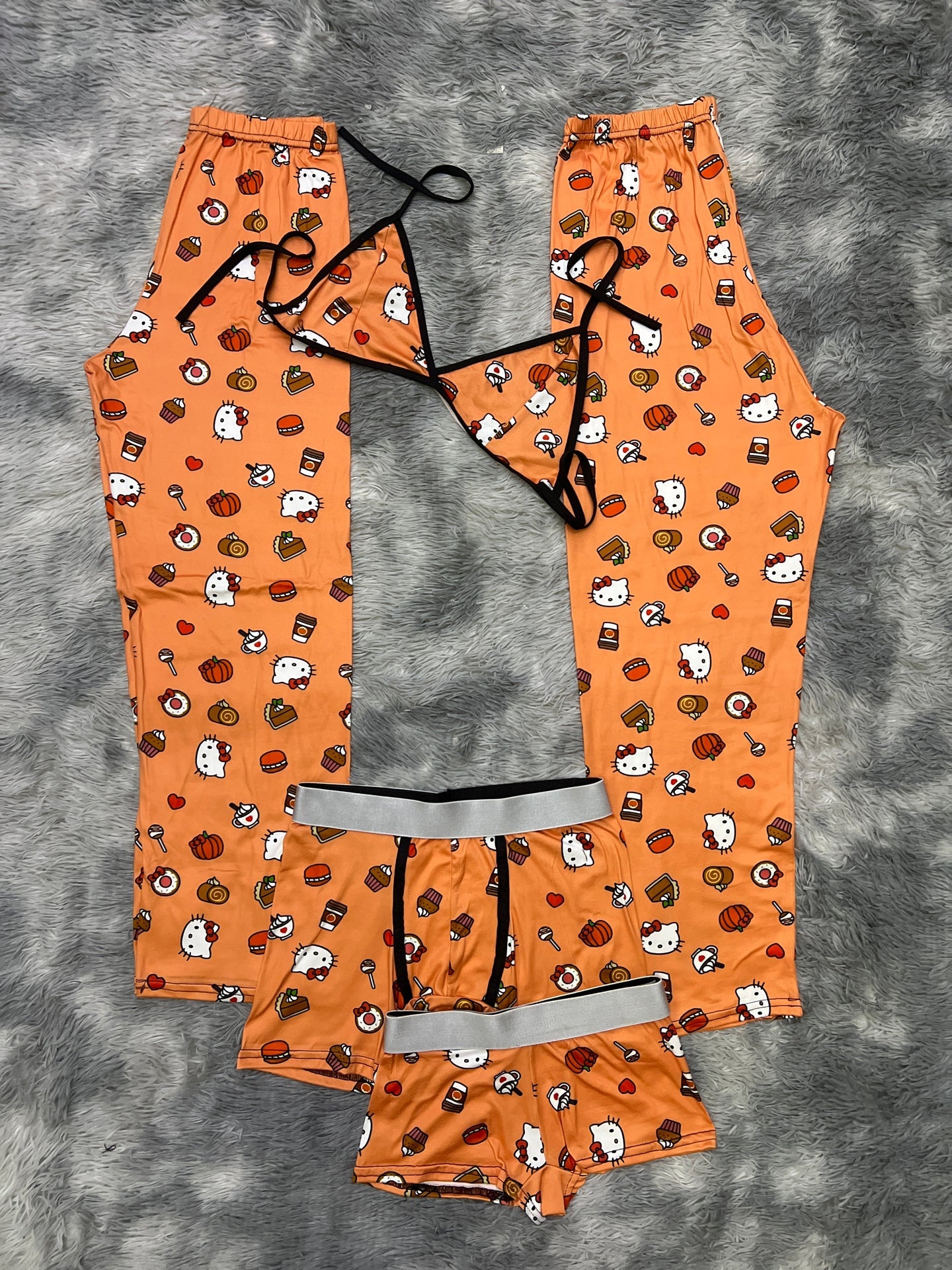 Kitty cupcakes Print 5 piece pajama set 😺🥞