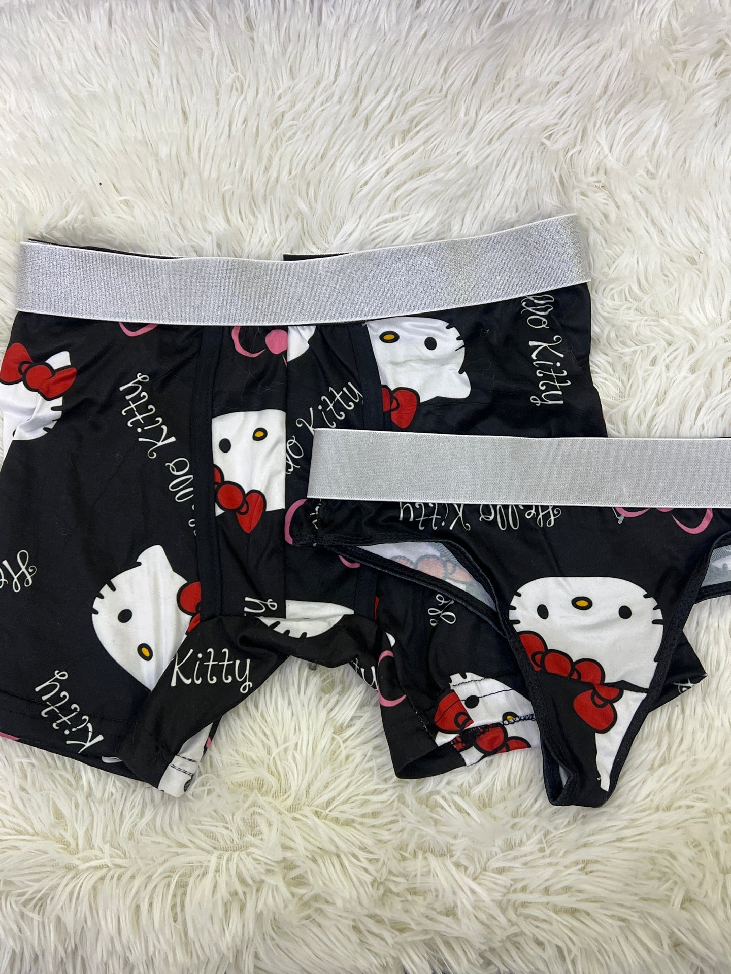 Hello Kitty Negro duo unitalla con tanga