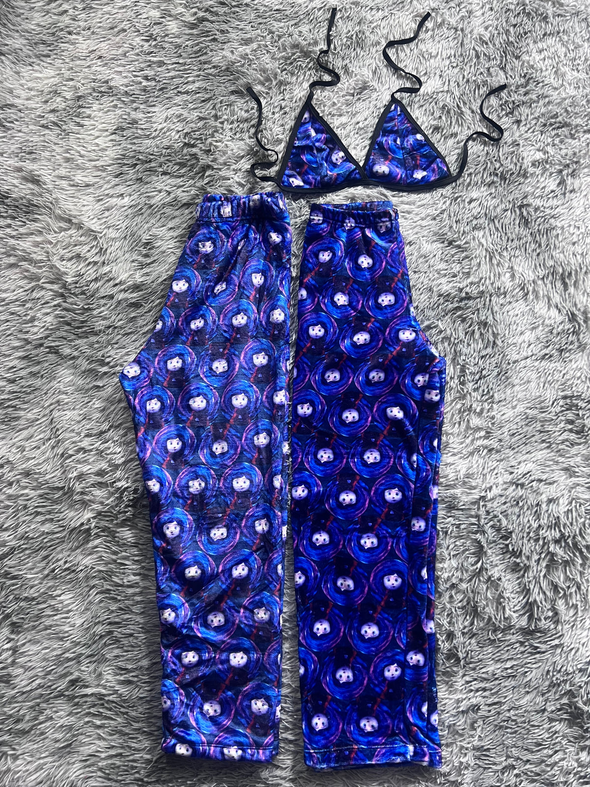 Coraline Hallowen Duo De Pijama Afelpada