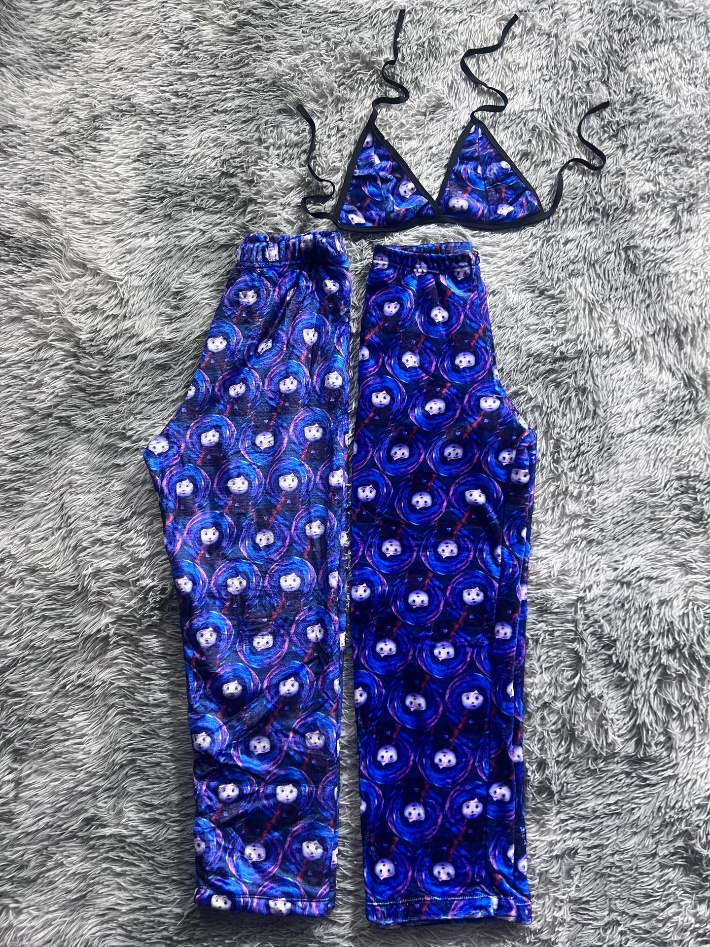 coraline Duo de Pijama Afelpada hallowen