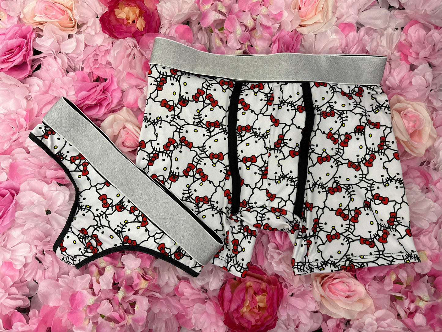 Hello kitty white matching couples underwear - Fundies