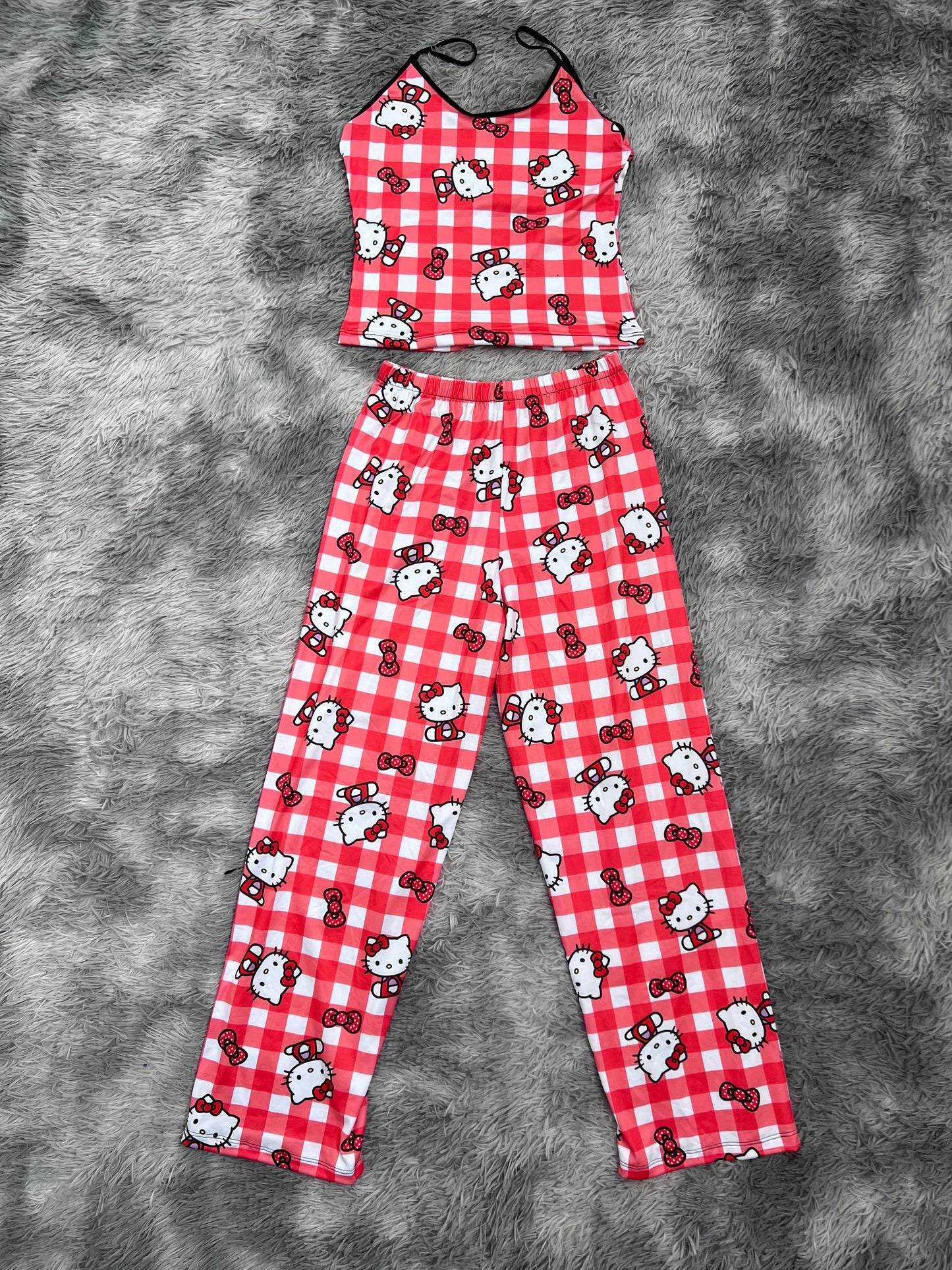 hello kitty picnic blusa con pantalón pijama de dama