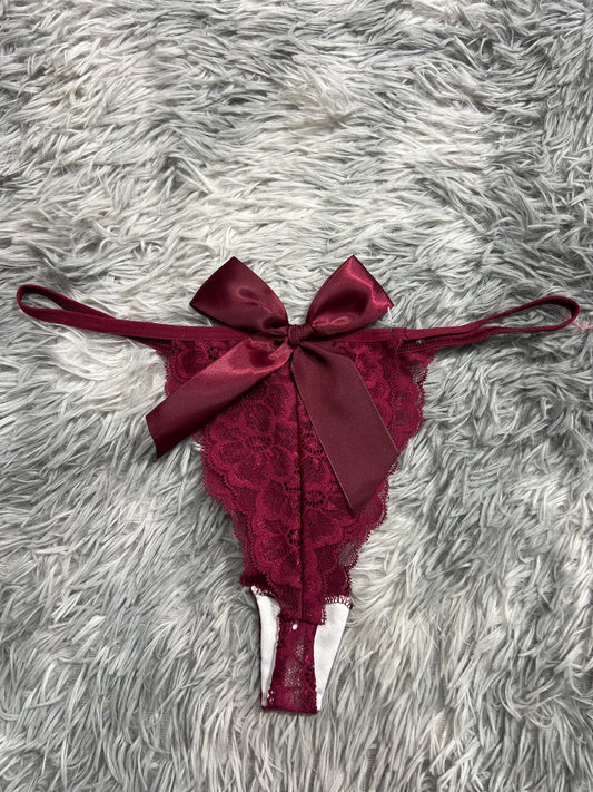tanga de dama moño grande vino