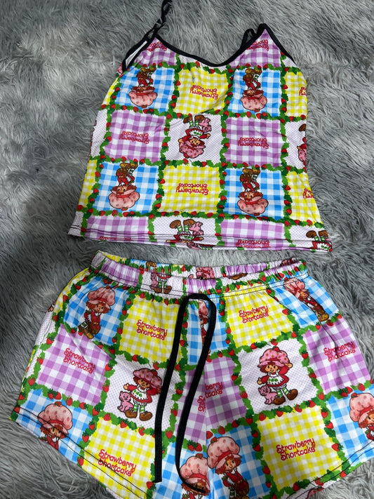 rosita fresita colores blusa con short