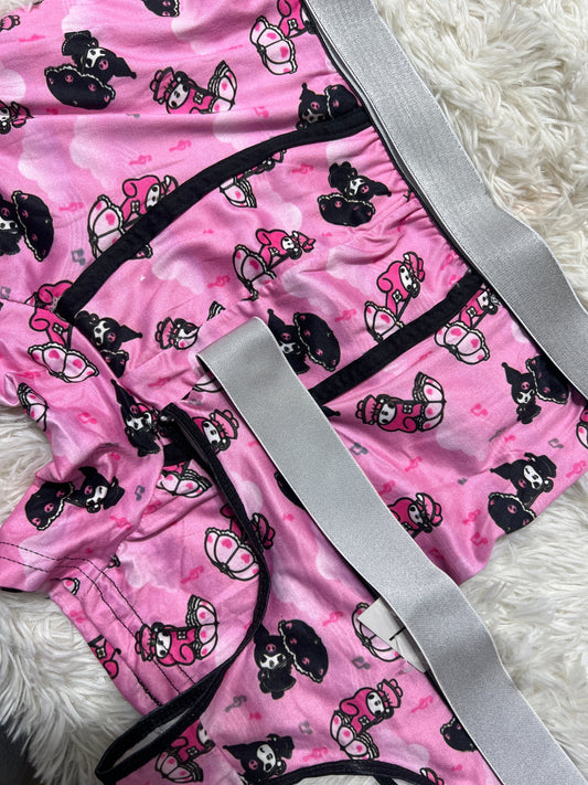 Kuromi Melody Dúo Xl Con Tanga